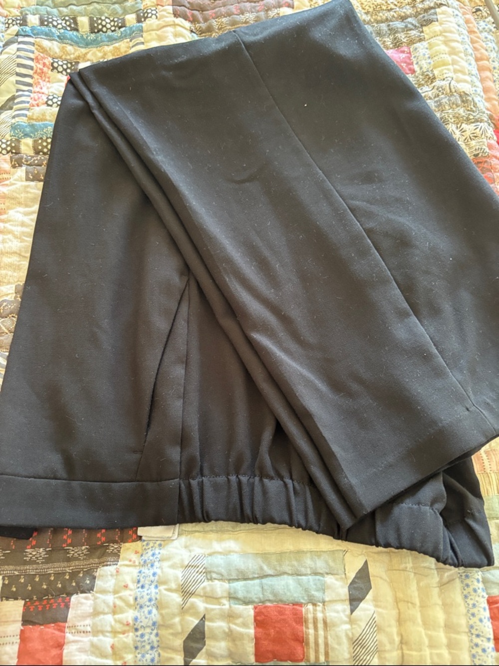 Old Navy Black Straight Leg Pants Tall Size